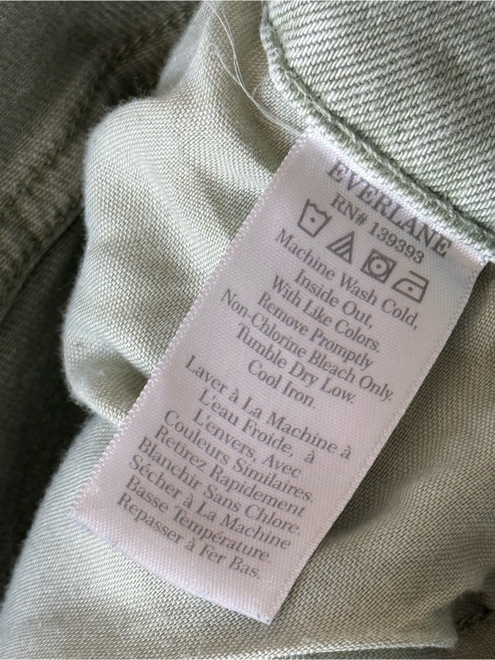 Everlane The Way-High Jean aqua gray wash Size 25 Tall - Picture 6 of 6